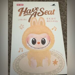 Authentic Pop Mart Have A Seat Labubu BABA NIB